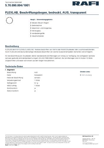 RAFI FLEXLAB Beschriftungsbogen Aufdruck-Motiv O 1St. RAFI FLEXLAB Beschriftungsbogen Aufdruck-Motiv O 1St. von Rafi