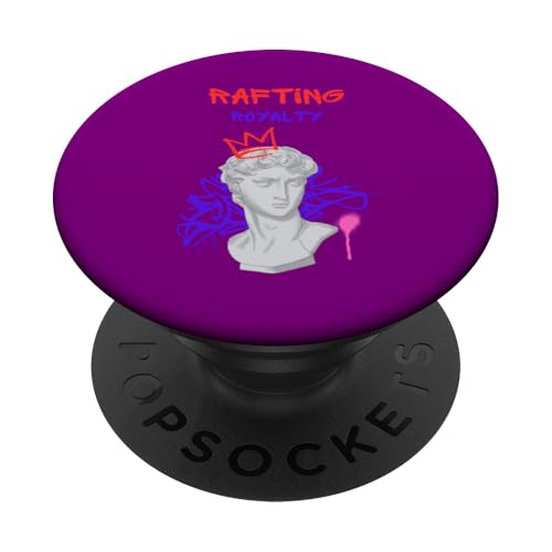 Rafting Royalty Griechische Statue PopSockets Klebender PopGrip von Rafting Stuff