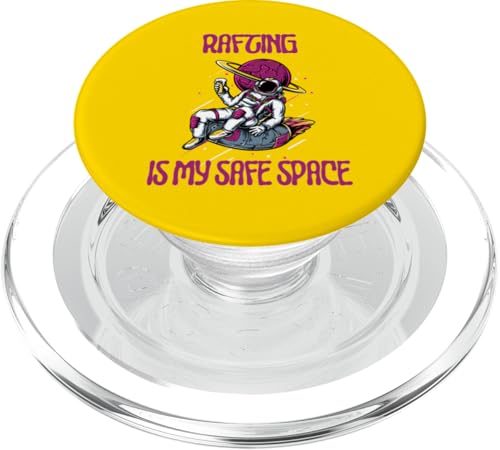 Rafting ist mein sicherer Raum, Astronaut PopSockets PopGrip für MagSafe von Rafting Stuff