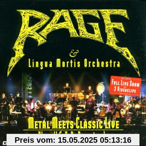 Rage & Lingua Mortis Orchestra - Metal Meets Classic Live (DVD-Plus) von Rage