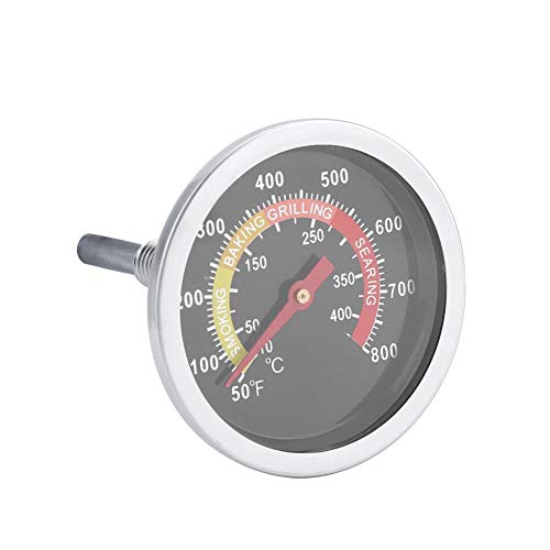 Grill-Thermometer aus Edelstahl, präzise Messung 50 ~ 800 ℉ / 10 °C - 400 °C, Messwerkzeug BBQ Thermometer Temperaturanzeige für das Grillen für Grill von Raguso