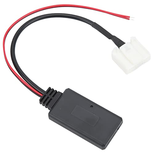 Raguso Auto-AUX-IN-Kabel, langlebiges ABS-Bluetooth4.0-Funkmodul, 20-polig, hitzebeständig, verschleißfest, schwarz für Upgrade von Raguso