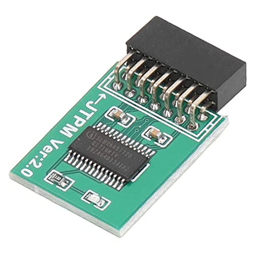 TPM2.0-Schnittstelle 8×6×1 für TPM 2.0-Modul, Starke Verschlüsselung, 14-polige LPC-Schnittstelle, TPM-Modulplatine für Win11, Grün von Raguso