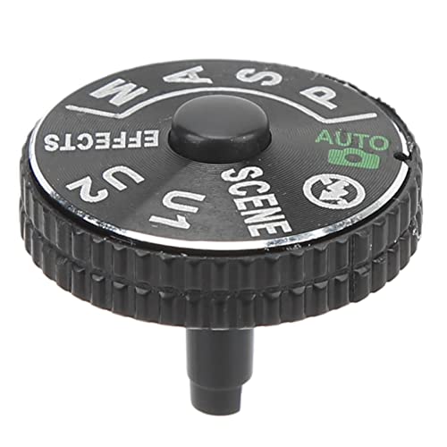 Top Cover Mode Dial Button Sheet Cap, Digitalkamera Reparatur Teil Präzise Lochposition Professionelle Installation Genaue Größe für D7100 von Raguso