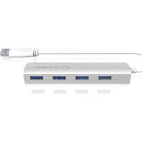 RaidSonic Icy Box IB-AC6401 4-Port USB 3.0 Hub silber von Raid Sonic