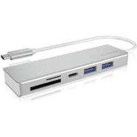 RaidSonic Icy Box IB-HUB1413-CR USB 3.0 Type-C Hub mit 3 USB Anschlüssen silber von Raid Sonic