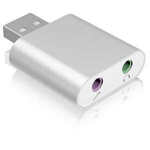 RaidSonic ICY BOX® IB-AC527  USB 2.0/3,5 mm Klinke Headset-Adapter von RaidSonic ICY BOX®