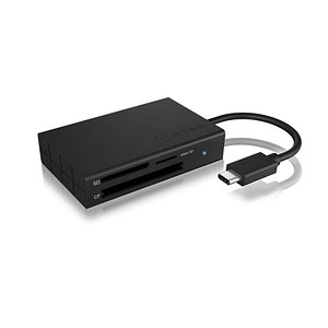 RaidSonic ICY BOX® IB-CR401-C3 Multi-microSD, SD, Compact Flash-Kartenleser schwarz von RaidSonic ICY BOX®