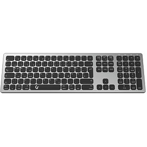 RaidSonic ICY BOX® KSK-8023BTRF Tastatur kabellos silber von RaidSonic ICY BOX®