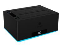 ICY BOX IB-127CL-U3 - Festplatten-Array - 2 Einschübe (SATA-600) - USB 3.2 Gen 1 (extern) von RaidSonic Technology