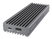 ICY BOX IB-1817M-C31, SSD-Gehäuse, M.2, PCI Express 3.0, 10 Gbit/s, USB Anschluss, Grau von RaidSonic Technology