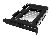ICY BOX IB-2207StS, 8,89 cm (3.5 Zoll), Speicherlaufwerkbehälter, 2.5 Zoll, SATA, SATA II, SATA III, Schwarz, Aluminium, Metall von RaidSonic Technology