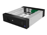 RaidSonic IB-129SSK-B, 2,5/3,5 Zoll, Frontblende, 2.5/3.5 Zoll, SATA, Serial ATA II, Serial ATA III, Serial Attached SCSI (SAS), 6 Gbit/s, Schwarz von RaidSonic Technology