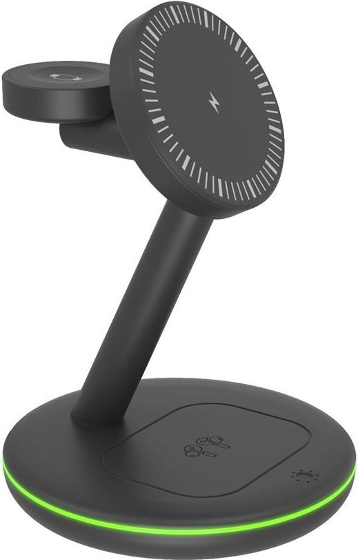 RaidSonic Adap ICY BOX Quick Charge Wireless 3-in-1 AC black (IB-SH102-CH) von RaidSonic
