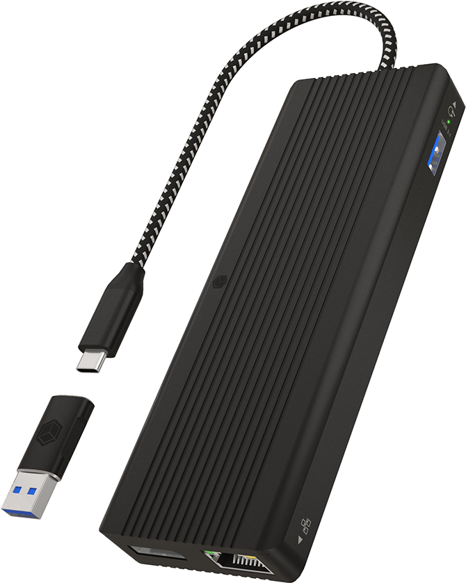 Dockingstation IcyBox 3xUSB 3.2 Gen1 Type-A, HDMI, 2x4K@60Hz retail (IB-DK4080AC) von Raidsonic