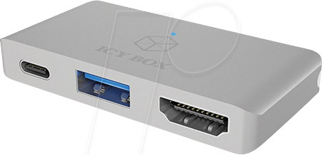 RaidSonic ICY BOX IB-DK4030-2C - Docking Station - USB-C / Thunderbolt 3 - HDMI (IB-DK4030-2C) von Raidsonic