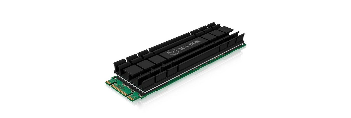 Raidsonic Computer-Kühlmittel RAIDSONIC Kühlkörper IcyBox SSD M.2 2280 IB-M2HS-701 black von Raidsonic
