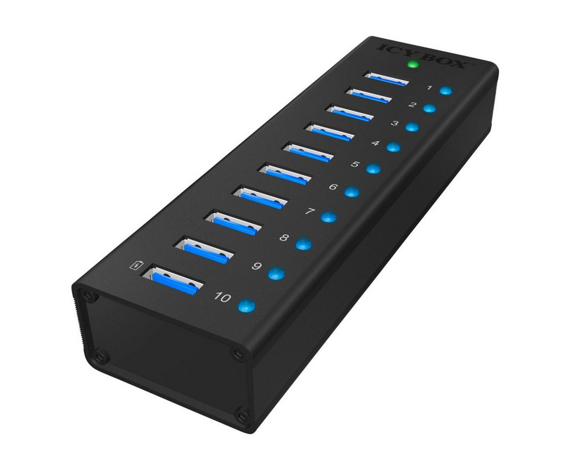 Raidsonic ICY BOX IB-AC6110 10-Port USB 3.0 Hub Netzwerk-Switch Raidsonic ICY BOX IB-AC6110 10-Port USB 3.0 Hub Netzwerk-Switch von Raidsonic