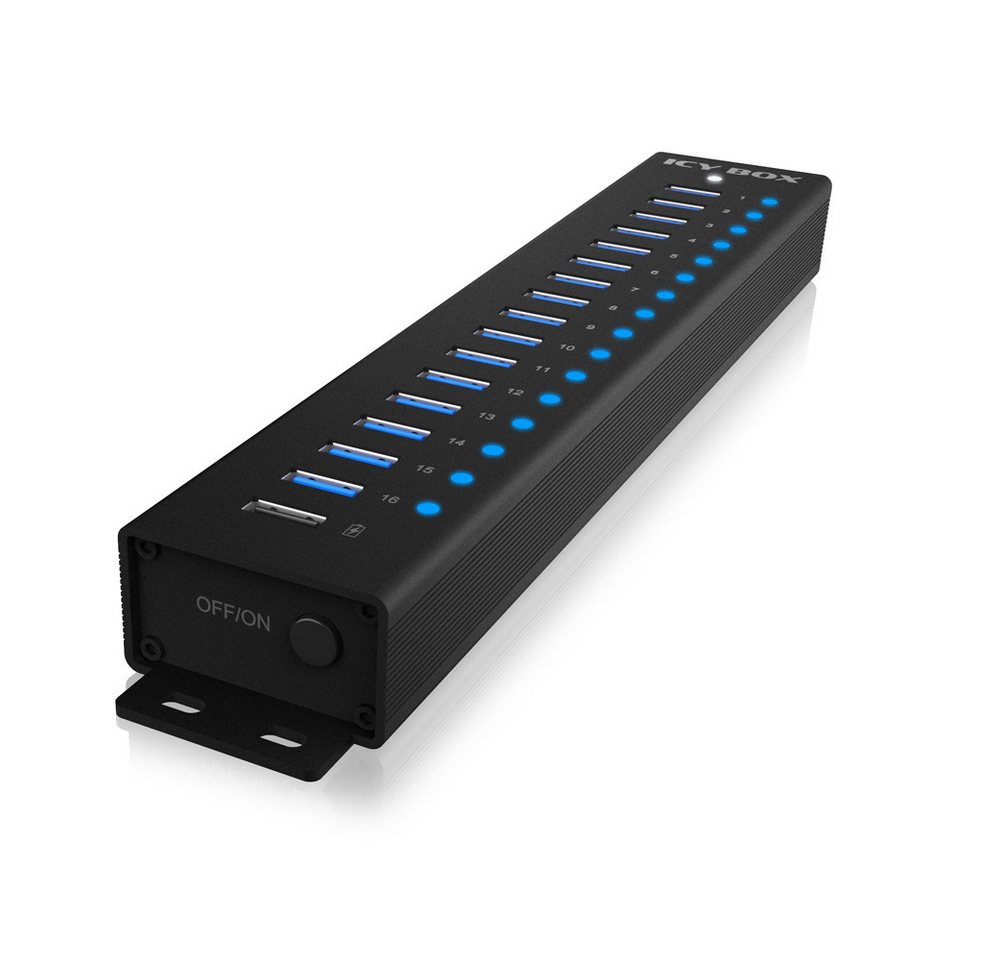 Raidsonic USB-Verteiler RAIDSONIC Hub 16+1 Port USB IcyBox 16x USB, 1x USB Laden USB3.2 Gen... Raidsonic USB-Verteiler RAIDSONIC Hub 16+1 Port USB IcyBox 16x USB, 1x USB Laden USB3.2 Gen... von Raidsonic