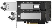 ToughArmor 2x M.2 NVME to PCIe 4.0 x8 card bifurcation w/tra (MB842MP-B) von Raidsonic