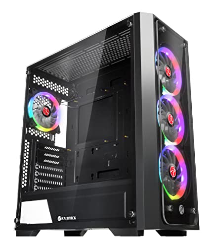 PONOS TG4 (schwarz, Tempered Glass Version) von Raijintek