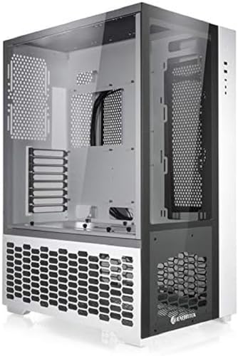 Raijintek Paean Premium Midi Tower PC Gehäuse, Tempered Glass Computergehäuse für PC Wandgehäuse, ATX Case, Computer Gehäuse Gaming mit gute kabelmanagement, Airflow Gehäuse Showcase (Weiß) von Raijintek