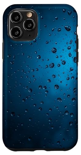 Regentropfen auf blauem Hintergrund Hülle für iPhone 11 Pro Regentropfen auf blauem Hintergrund Hülle für iPhone 11 Pro von Rain Backgrounds