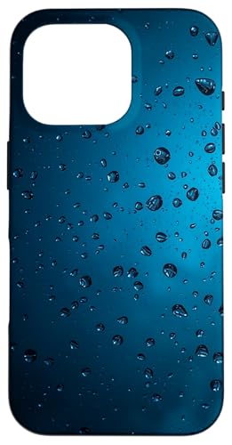 Regentropfen auf blauem Hintergrund Hülle für iPhone 16 Pro Regentropfen auf blauem Hintergrund Hülle für iPhone 16 Pro von Rain Backgrounds