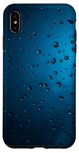 Regentropfen auf blauem Hintergrund Hülle für iPhone XS Max Regentropfen auf blauem Hintergrund Hülle für iPhone XS Max von Rain Backgrounds