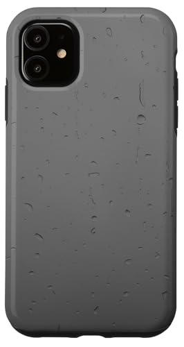 Regentropfen auf grauem Hintergrund Hülle für iPhone 11 Regentropfen auf grauem Hintergrund Hülle für iPhone 11 von Rain Backgrounds