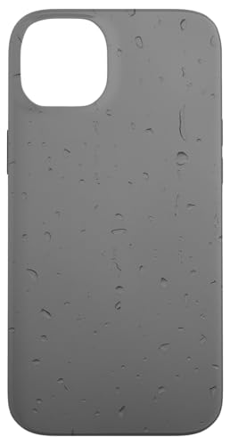 Regentropfen auf grauem Hintergrund Hülle für iPhone 14 Plus Regentropfen auf grauem Hintergrund Hülle für iPhone 14 Plus von Rain Backgrounds