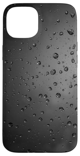 Regentropfen auf grauem Hintergrund Hülle für iPhone 15 Plus Regentropfen auf grauem Hintergrund Hülle für iPhone 15 Plus von Rain Backgrounds