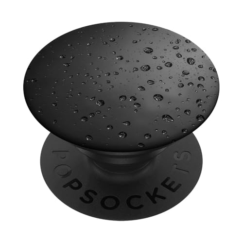 Regentropfen auf grauem Hintergrund PopSockets Klebender PopGrip Regentropfen auf grauem Hintergrund PopSockets Klebender PopGrip von Rain Backgrounds
