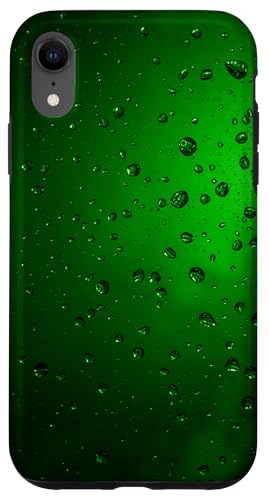 Regentropfen auf grünem Hintergrund Hülle für iPhone XR Regentropfen auf grünem Hintergrund Hülle für iPhone XR von Rain Backgrounds