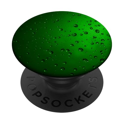 Regentropfen auf grünem Hintergrund PopSockets Klebender PopGrip Regentropfen auf grünem Hintergrund PopSockets Klebender PopGrip von Rain Backgrounds