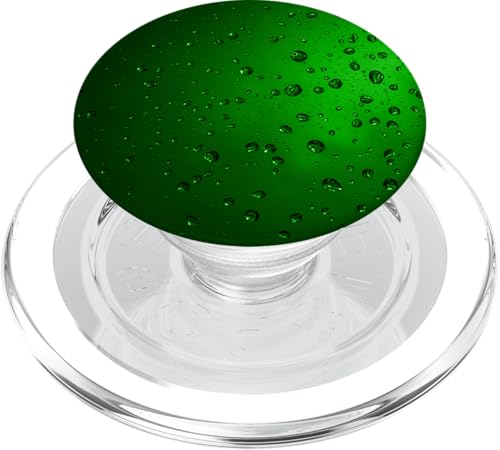 Regentropfen auf grünem Hintergrund PopSockets PopGrip für MagSafe Regentropfen auf grünem Hintergrund PopSockets PopGrip für MagSafe von Rain Backgrounds