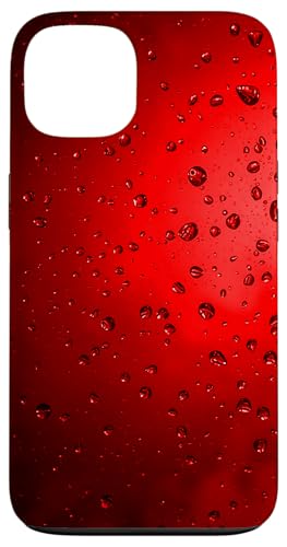 Regentropfen auf rotem Hintergrund Hülle für iPhone 13 Regentropfen auf rotem Hintergrund Hülle für iPhone 13 von Rain Backgrounds