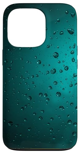 Regentropfen auf türkisfarbenem Hintergrund Hülle für iPhone 13 Pro Regentropfen auf türkisfarbenem Hintergrund Hülle für iPhone 13 Pro von Rain Backgrounds