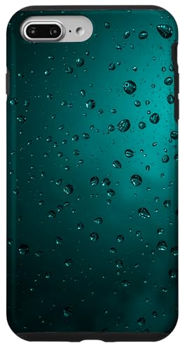 Regentropfen auf türkisfarbenem Hintergrund Hülle für iPhone 7 Plus/8 Plus Regentropfen auf türkisfarbenem Hintergrund Hülle für iPhone 7 Plus/8 Plus von Rain Backgrounds