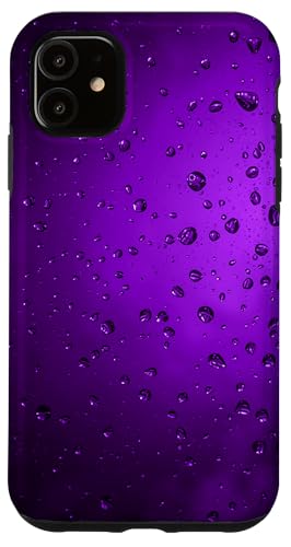 Regentropfen auf violettem Hintergrund Hülle für iPhone 11 Regentropfen auf violettem Hintergrund Hülle für iPhone 11 von Rain Backgrounds