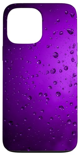 Regentropfen auf violettem Hintergrund Hülle für iPhone 13 Pro Max Regentropfen auf violettem Hintergrund Hülle für iPhone 13 Pro Max von Rain Backgrounds