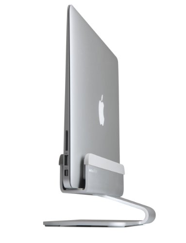 Rain Design mTower Vertikale Ständer für MacBook - MacBook Pro - Laptopständer Silber von Rain Design