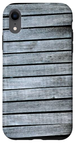 Barnwood Abstrakte Kunst Hülle für iPhone XR von RainFish Graphics