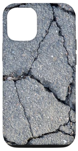 Rissiger Asphalt Hülle für iPhone 12/12 Pro von RainFish Graphics