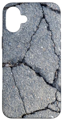 Rissiger Asphalt Hülle für iPhone 16 Plus von RainFish Graphics