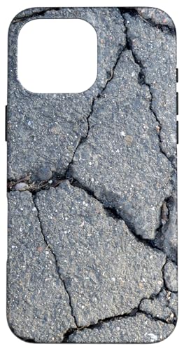 Rissiger Asphalt Hülle für iPhone 16 Pro Max von RainFish Graphics