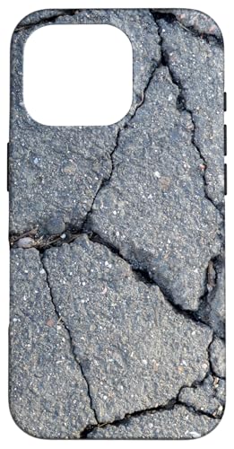 Rissiger Asphalt Hülle für iPhone 16 Pro von RainFish Graphics