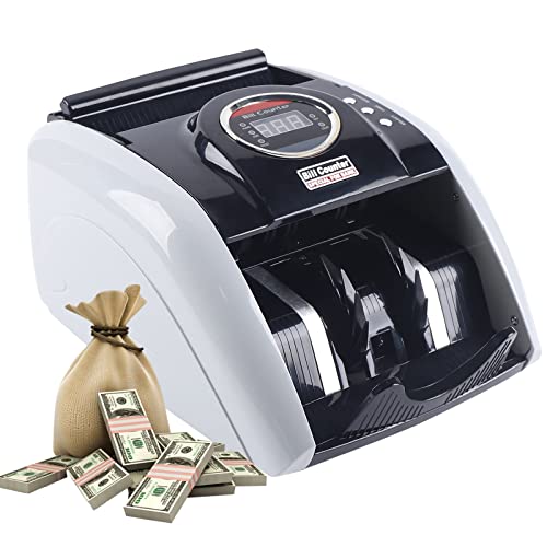Banknotenzähler, Geldzählmaschine Geldzähler Geldprüfer UV MG 900 Banknoten pro Minute Geldscheinzähler von RainWeel