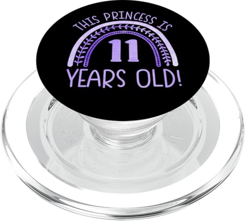 Diese Prinzessin ist 11 Jahre alt! 11. Geburtstag PopSockets PopGrip für MagSafe von Rainbow Birthday Designs for Girls