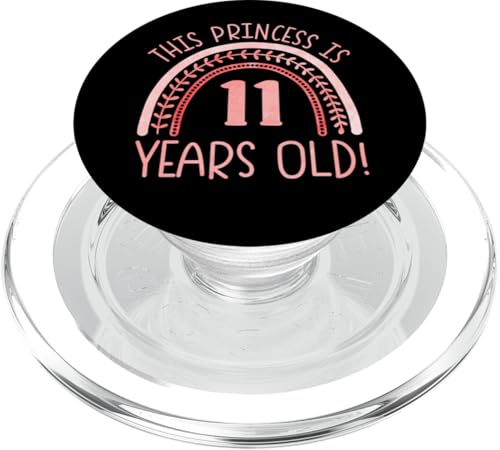 Diese Prinzessin ist 11 Jahre alt! 11. Geburtstag PopSockets PopGrip für MagSafe von Rainbow Birthday Designs for Girls